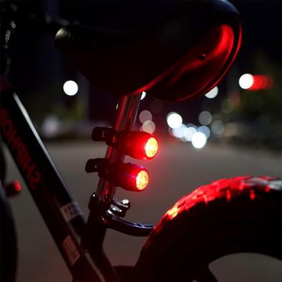 China Safety Lamp Bicycle Seatpost Accessories Tail Light USB Charging LED Bike Recycling Warning Signal Light for sale