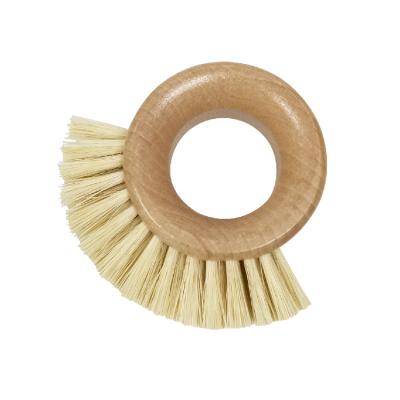 China Eco-friendly Wooden Cleaning Brush Fruit Vegetable Tool Household Kitchen Cleaning Cleaner for sale