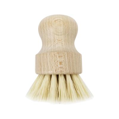 China Eco-Friendly Sustainable Hot Selling Vegetable Bamboo Tampico Fruit Coconut Fiber Brush Wood Cleaning Brush for sale