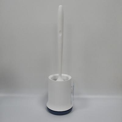 China Sustainable New Design TPR Toilet Cleaning Brush Set With Quick Dry Holder For Bathroom for sale