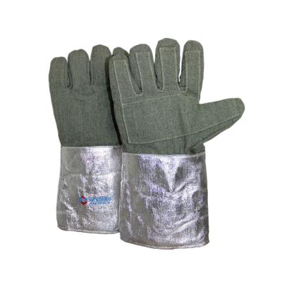 China Factory Direct Sales High Temperature Protection Custom Most Useful Safety Work Gloves Fire Cooking Barbecue High Temperature Protective Welding Gloves for sale