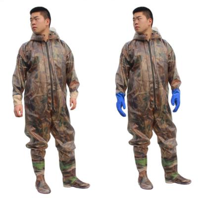 China Adjustable Strap Waterproof China Factory New Design Good Quality 100% Body Fishing Waders Full Breathable Fishing Waders For Adult for sale