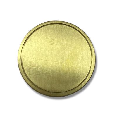 China Europe High Quality Custom Brass Copper Stamping Metal Blank Coins Good Price for sale