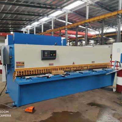 China Industrial Hydraulic Swing Beam Cutting Metal Machine Price Shear Model QC12K-12X2500 for sale