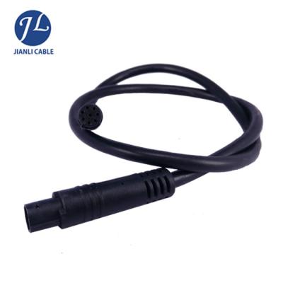 China Waterproof Vehicle Camera Connection 8 PIN MINI DIN Extension Cable For Car Top View Camera System for sale