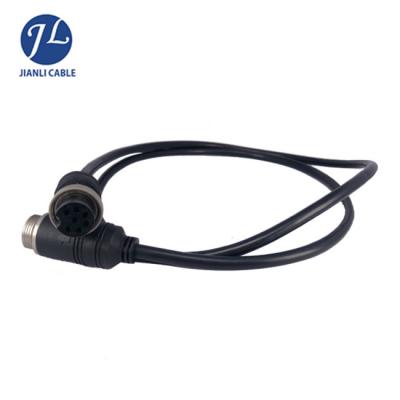 China Auto rearview camera connection 13 pin male to female car camera aviation connector cable for backup camera system skin materi for vehicle backup camera system for sale