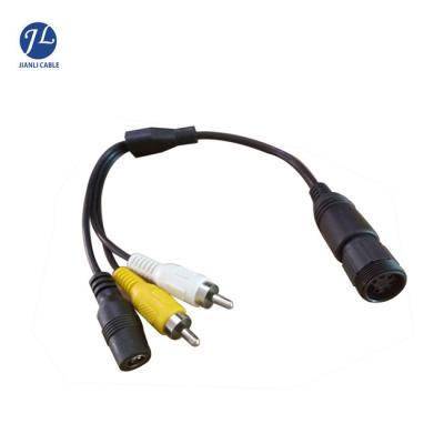 China Vehicle Camera Connection 2017 New Products WAECO Reversing Camera System With 6 Pin Adapter Cable To RCA DC Monitor for sale