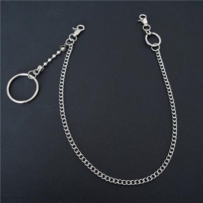 China Fashion Stainless Steel Jeans Chain Hip Hop Waist Chain Metal Circle Panties Chain Punk Factory R-798 for sale