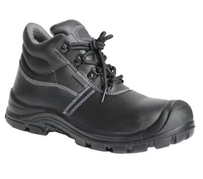 China Lightweight steel toe safety boot, work shoes for industries with dual density PU outsole for sale