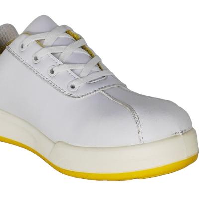 China Cheap Anti-static Leather Steel Toe Shoes Diabetic Safety Shoes With Medium Cut High Quality S1 SBP SJ-4031 à venda