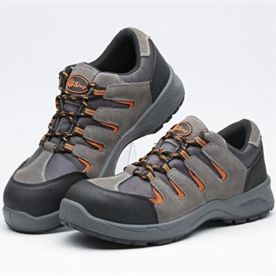 China steel toe designer technical safety shoes for women / genuine leather safety shoes for sale