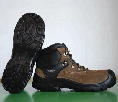 China Steel Toe Good Quality Horse Leather Safety Crazy Boots à venda