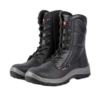 Cina High steel toe cutting PU injection woodland men feet protection safety shoes&boots S3 CE working shoes in vendita