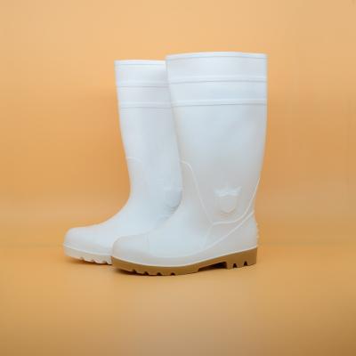 Chine Lightweight China Food Material PVC Factory Cheap Workshop Unisex Workers Waterproof Safety Rubber Boots à vendre