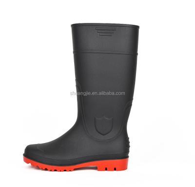 Chine Wholesale Steel Toe Industry PVC Anti Kick Work Boots K005 à vendre