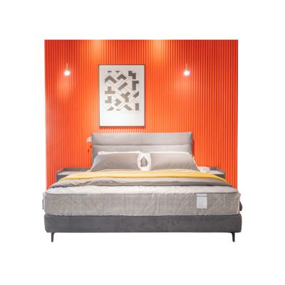 China Other Skillful Design Chinese Bedside Room Led Landscape Tables Upholstered Bed for sale