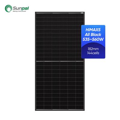 China Most Efficient Sunpal Solar Home System All Black 535W 540W 555W 560W Solar Panel Module Solar Panels Price From China for sale