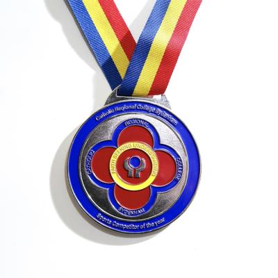 China Wholesale Cheap Price Customized Gold Finisher Recycling Medals From Europe for sale