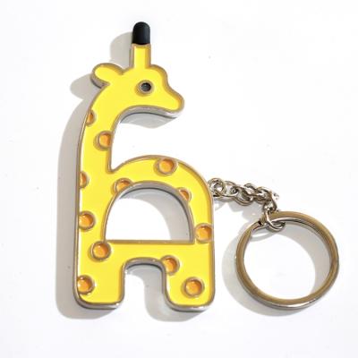 China Europe Factory Price Cheap Cartoon Form To Enamel Black Mute Key Ring For People Lovely Cute Hooks for sale