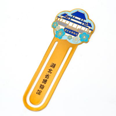 China Good Quality Europe Style Brass Custom Folk Art Clip Magnet Bookmark For Souvenir Gift for sale