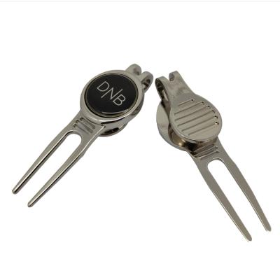 China Wholesale Price Promotional Magnetic Launch Repair Factory Gifts Custom Empty Golf Digging Tool For Ball Markers for sale