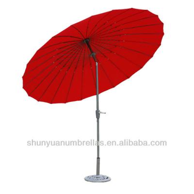 China Fullsun Sunshade 24 Ribs Shanghai Alu Garden Outdoor Patio Large Umbrella Outdoor Furniture Product for sale