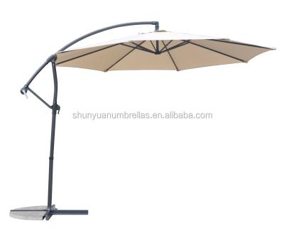 China Outdoor Furniture Market Round Parasol Hanging Garden Patio Umbrella for sale