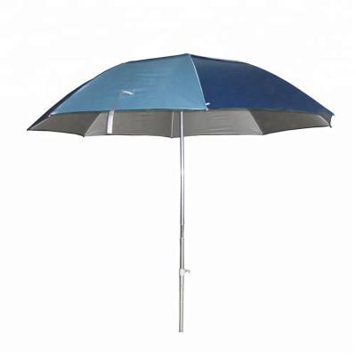 China Outdoor Furniture 6.5ft 210D Oxford With Silver Coating Folding Fishing Beach Umbrella Parasol for sale