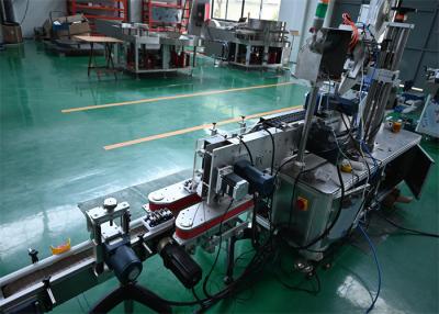 China PLC Controlled Automatic Paper Labeling Machine for Sustainable Wrap around and Front Back Labels for sale