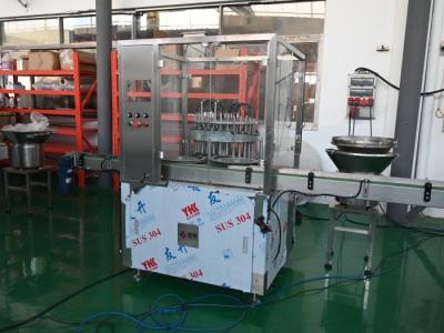 China Pharma Stoppering Machine For Glass Vials Plastic PET Bottles Sealing With PLC HMI for sale