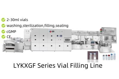 China Vial Filling Line For Vaccine Production With High Capacity And 110KW Power, CGMP Standard for sale