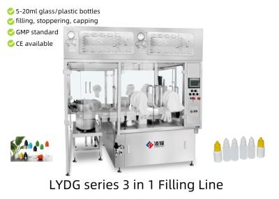 China Automatische Augentropfenfüllmaschine Hochgeschwindigkeit, steril und GMP-konform 5 ml bis 20 ml Lösung zu verkaufen