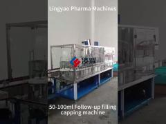 10-500ml Bottle Pharma vial liquid filling machine High Capacity with PLC system