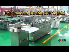 Oral Solution Packaging Line Manufacturer, 50-200ml Vial Filling-Capping-Labeling System