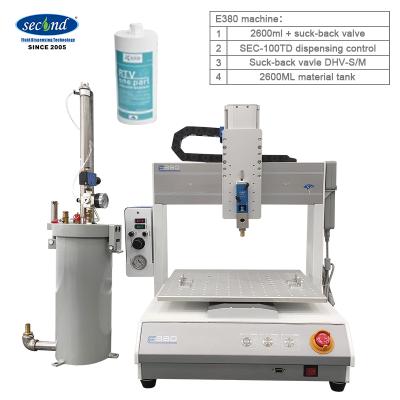 China Intelligent Second Automatic Silicone Filling Injection Dispenser Machine For LCD Epoxy Resin Automatic Glue Filling Dispensing Robot SEC-E380-2600MLSBV-003 for sale