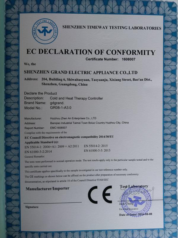 CE - Shenzhen Grand Electric Appliance Co., Ltd.