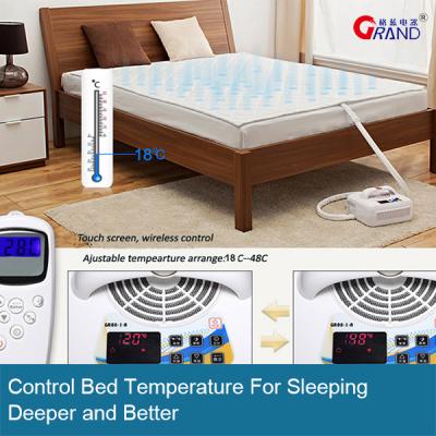 China Home Furniture Climate Control Electric Mattress Cooling Pad For Night Sweats for sale