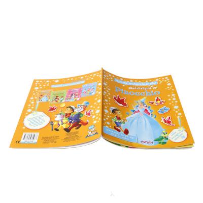 China Education China Manufacture OEM Accepted Custom Sticker Coloring Cartoon Printing For Kids for sale