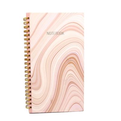 China Environmental Hardcover Spiral Sticker Custom Printing Promotional Logo Printed Stationary Printed Paper Notebook for sale