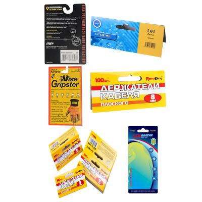 China Reading Free Design Custom Header Card Packaging for sale