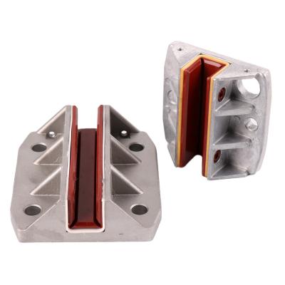 China Modern Elevator Glide Guide Shoe Lift Spare Parts Car Type 140 100*10/16mm for sale