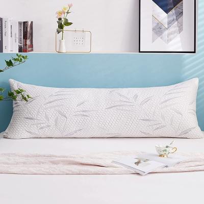 China Wholesale High Quality Breathable Cooling Bamboo Body Shaped Bed Pillow Folded Standard Size Blanket Memory Foam For Sleep for sale