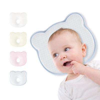 China Comfortable Cotton Infant Newborn Infant Baby Pillow Anti-bacteria Baby Pillow Flat Head Pillow for sale