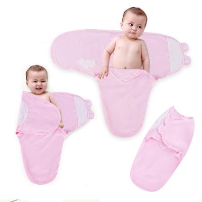 China Bestselling Anti-Static Newborn Baby Wrap Set Knitted Sleeping Bag Covering Wrap Baby Blanket for sale