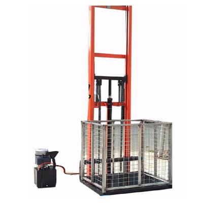 China Advertising Company Vertical Cargo Lift for Warehouse Hydraulic Lift Platform Hydraulic Vertical Cargo Lifter for sale