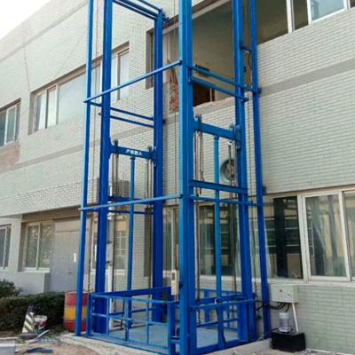 China Advertising Company Hydraulic Goods Transport Cargo Lift Elevator Lift For Vertical Hydraulic Goods Cargo Lift for sale