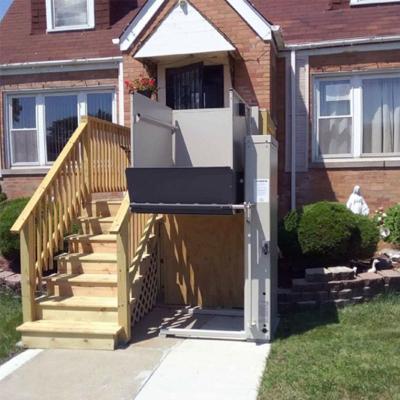 China Home Low Noise Electric Platform Lift 9m Vertical Hydraulic Wheelchair Lifts for sale