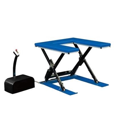 China Hotels Store 500kg Mini Low Profile Electric Hydraulic Scissor Lift Table for sale