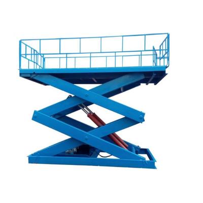 China Hotels Electric Scissor Lift Table Unloading Lift Table For Pig for sale