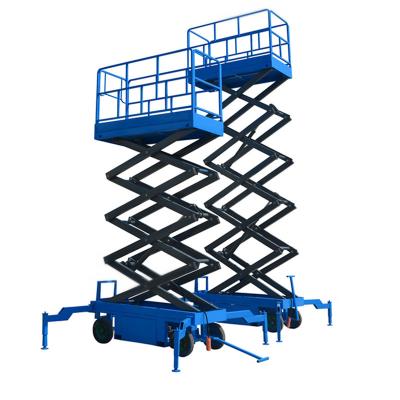 China Building Material Stores Custom Voltage DC Electric Mobile Scissor Lifts for sale